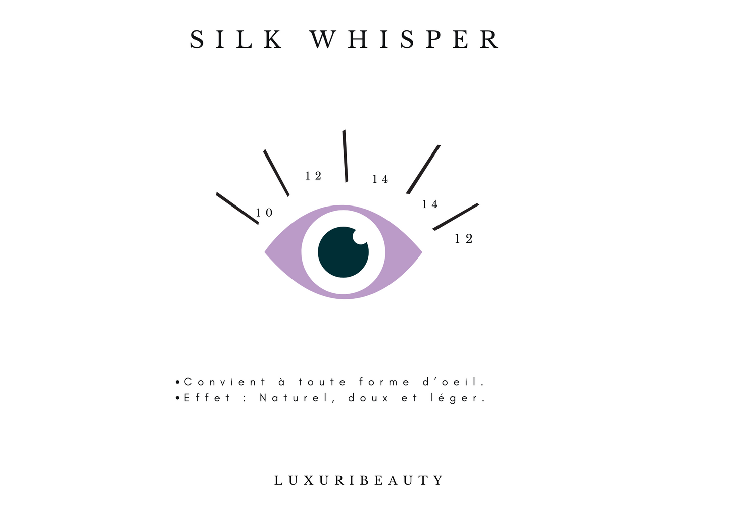 SILK WHISPER - Extensions de cils Volume russe