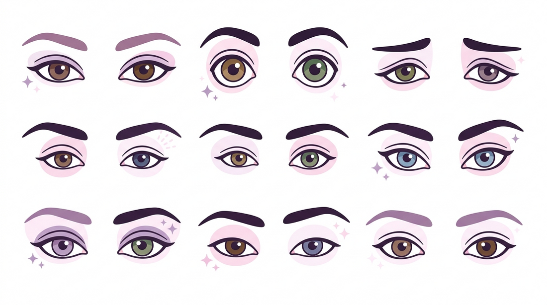 Les différentes formes d'yeux